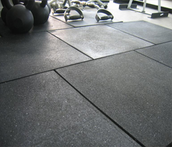 Gym vloer rubbertegels voor fitness en CrossFit